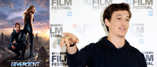 DIVERGENT (Image Credit: Summit Entertainment) / Miles Teller (Image Credit: Tim P. Whitby/Getty Images for BFI)